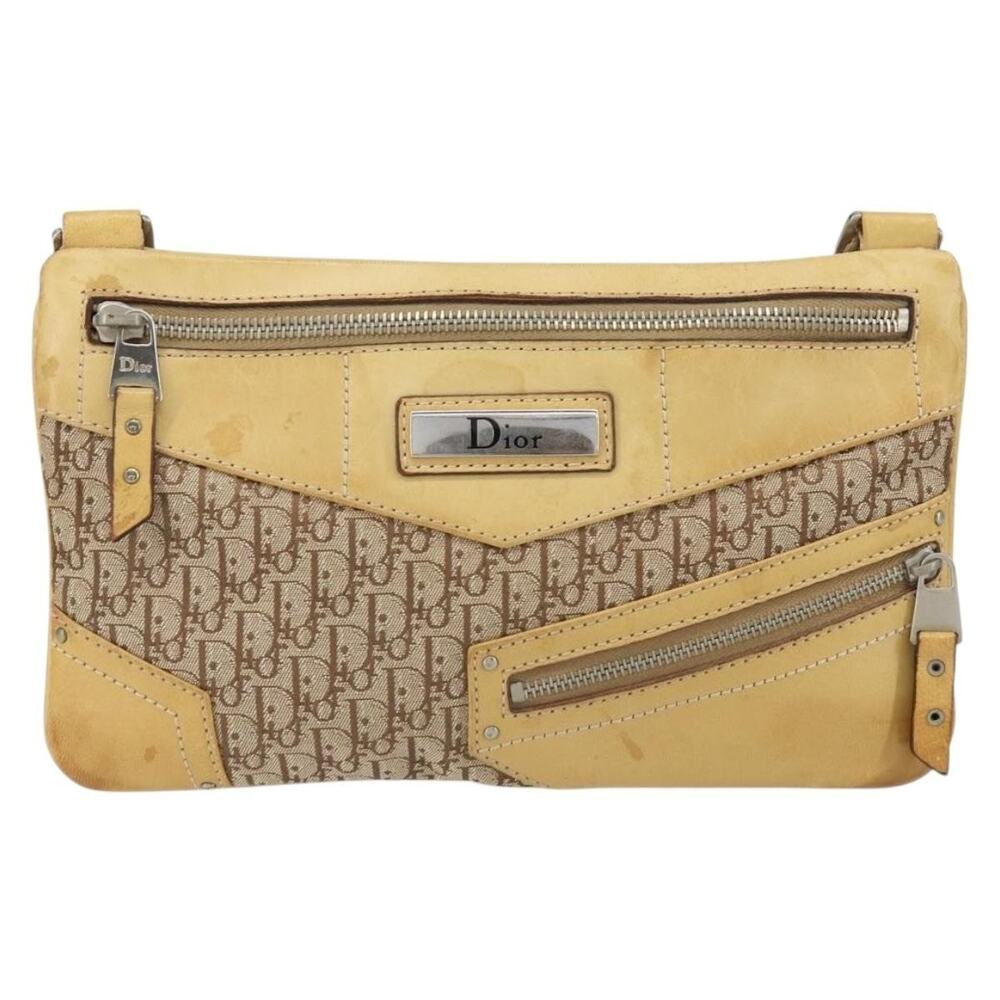 Dior Trotter Street Chic Shoulder Bag Beige